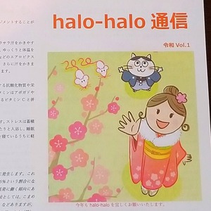 halo-halo通信できました